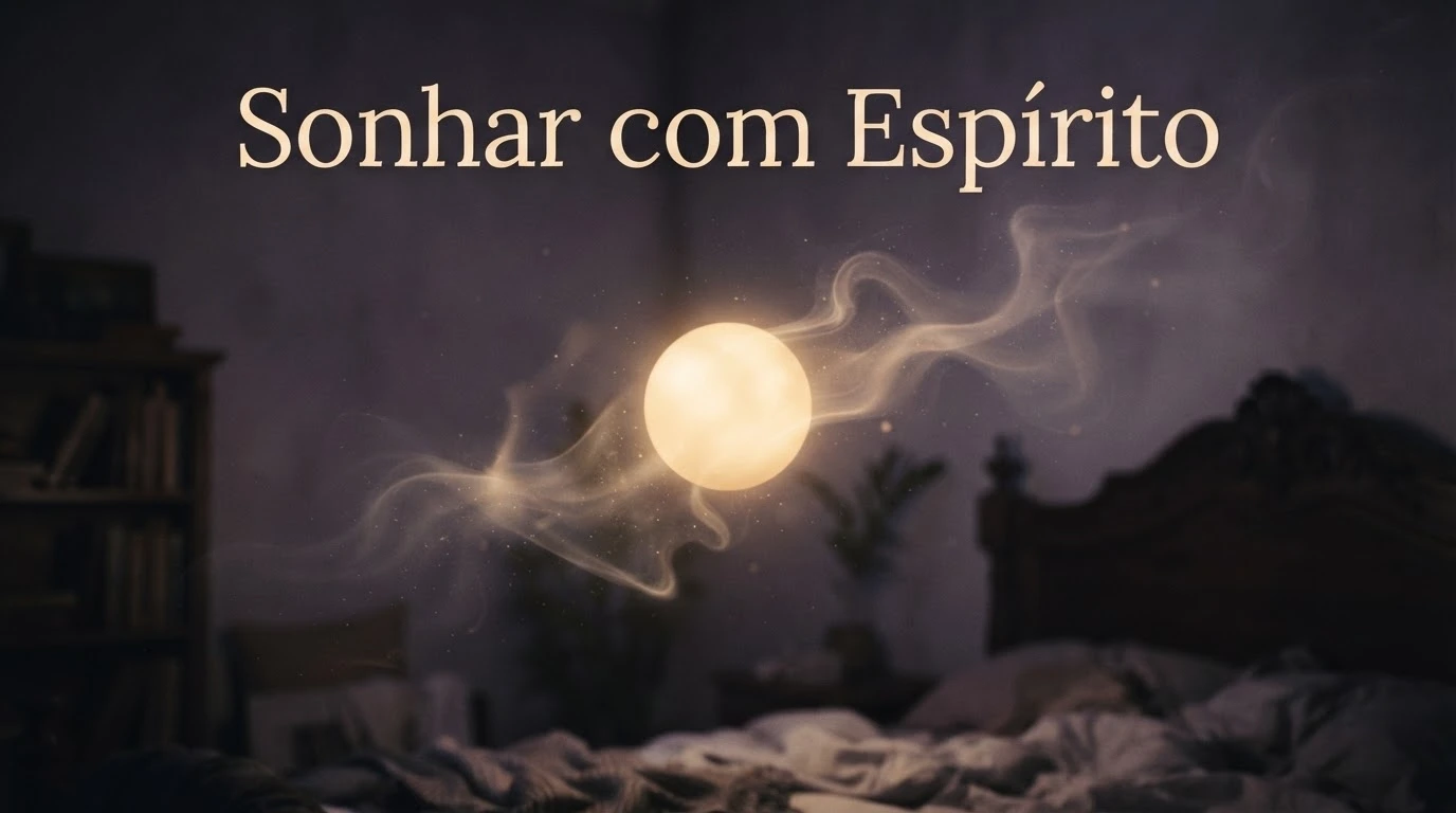 Luz suave flutuando em um quarto silencioso, símbolo da comunicação espiritual no sonho