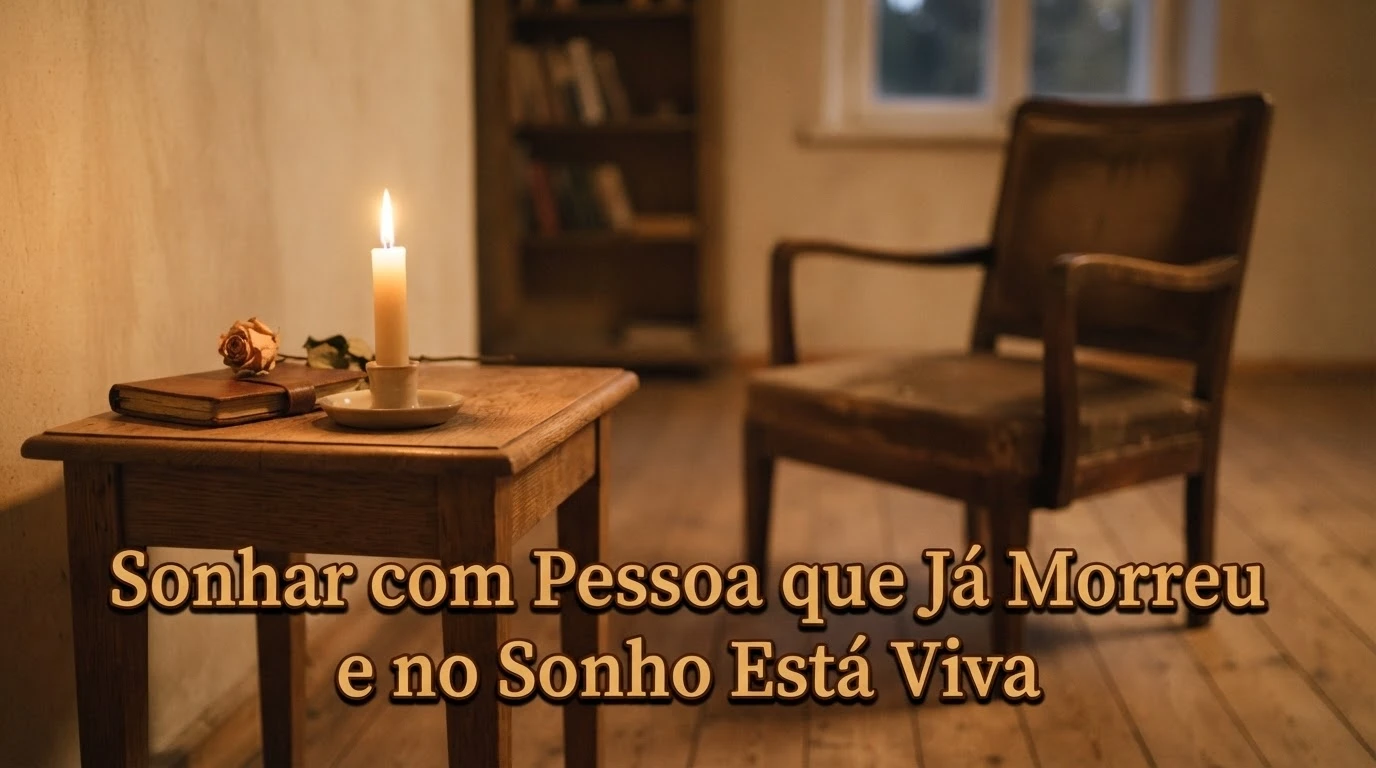 Sonhar com pessoa que já morreu: vela acesa simboliza memória e conexão afetiva