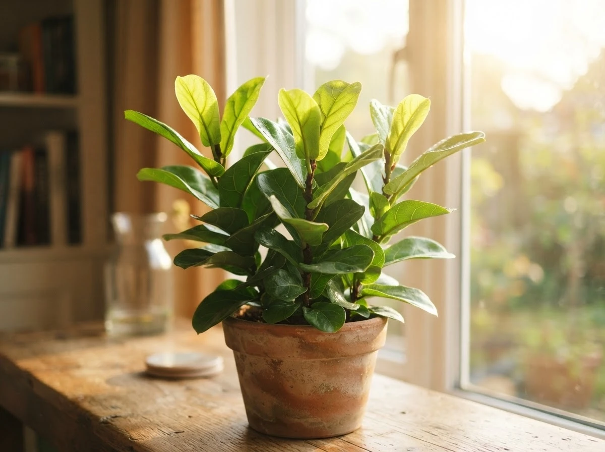Planta saudável e livre sob luz do sol, simbolizando libertação e energia renovada